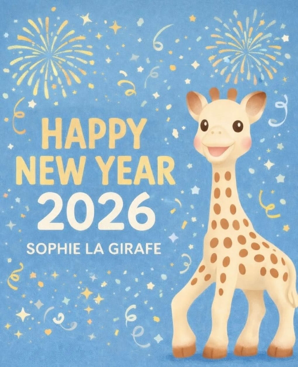 Post 1 by Sophie la girafe ~ India on Instagram (image)