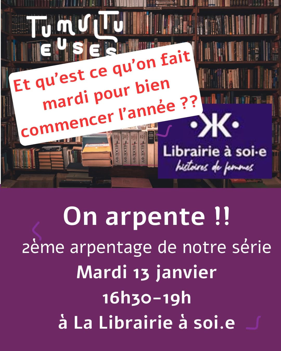 Post 7 by Librairie à soi•e on Instagram (carousel)