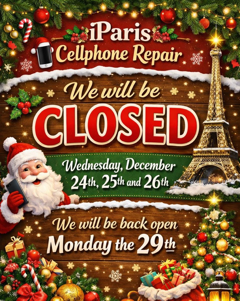 Post 4 by iParis Cellphone Repair on Instagram (image)