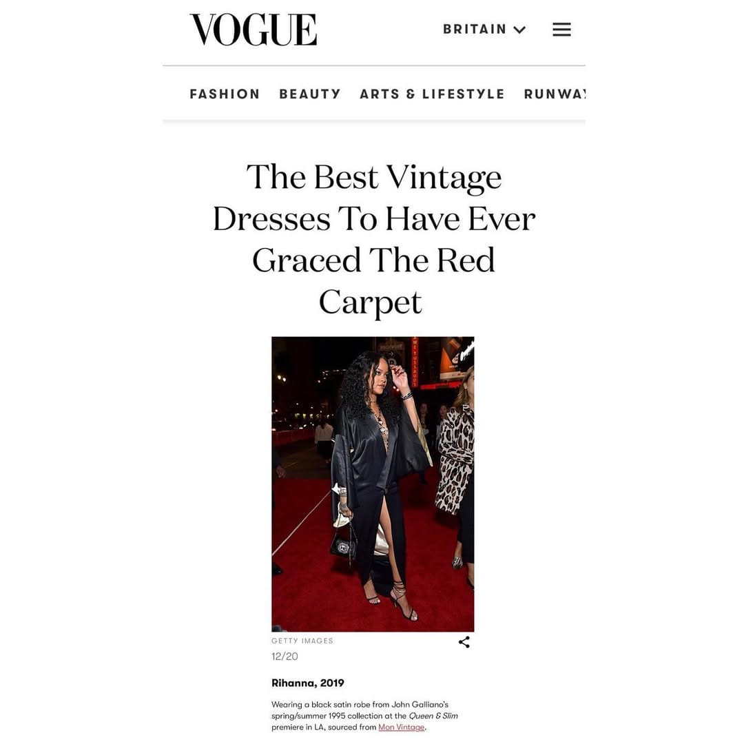 Post 10 by Mon Vintage on Instagram (carousel)