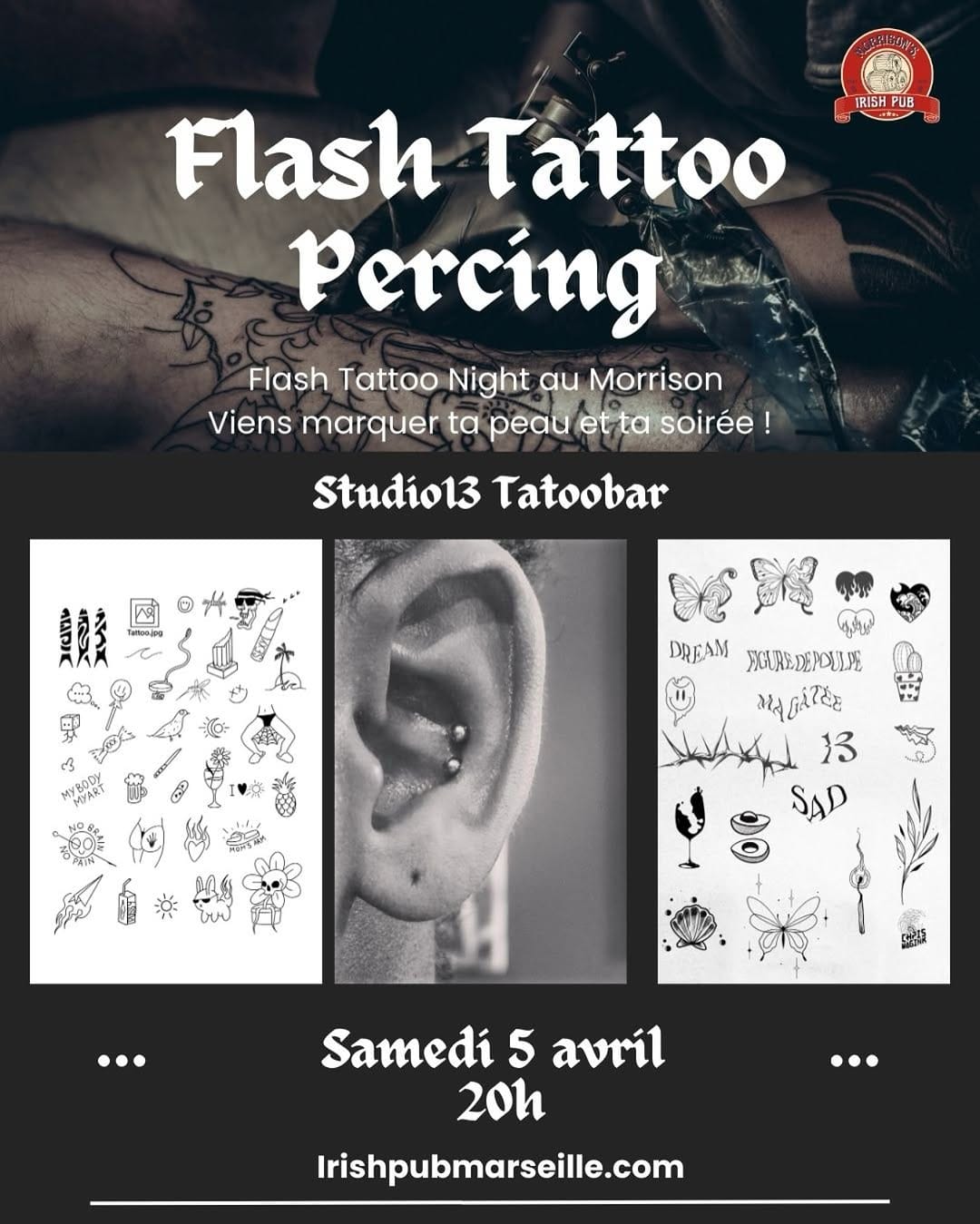 Post 9 by Studio13 TattooBar on Instagram (image)