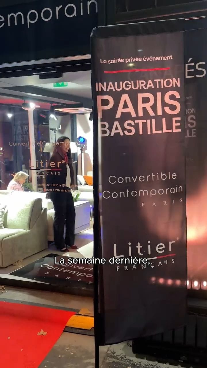 Post 6 by CONVERTIBLE CONTEMPORAIN PARIS on Instagram (video)