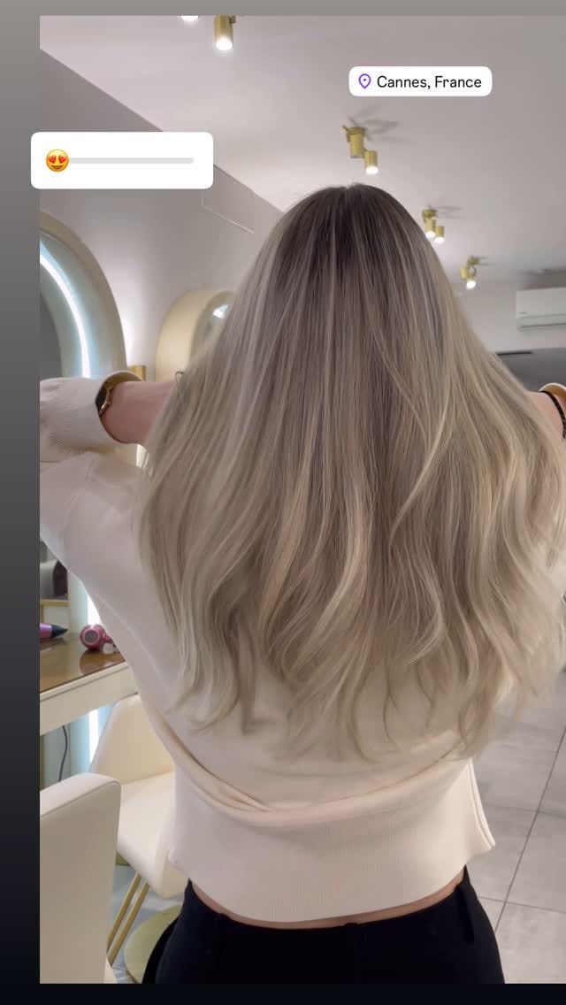 Post 2 by salon de coiffure cannes on Instagram (video)