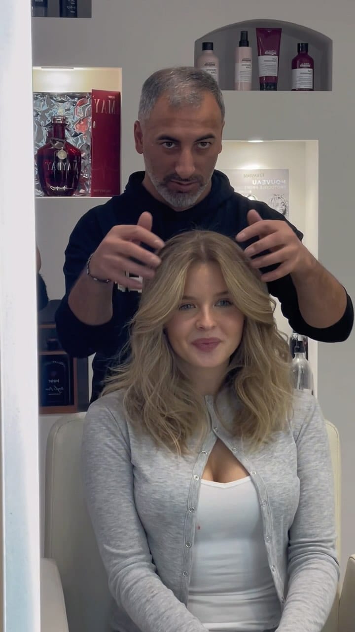 Post 4 by salon de coiffure cannes on Instagram (video)