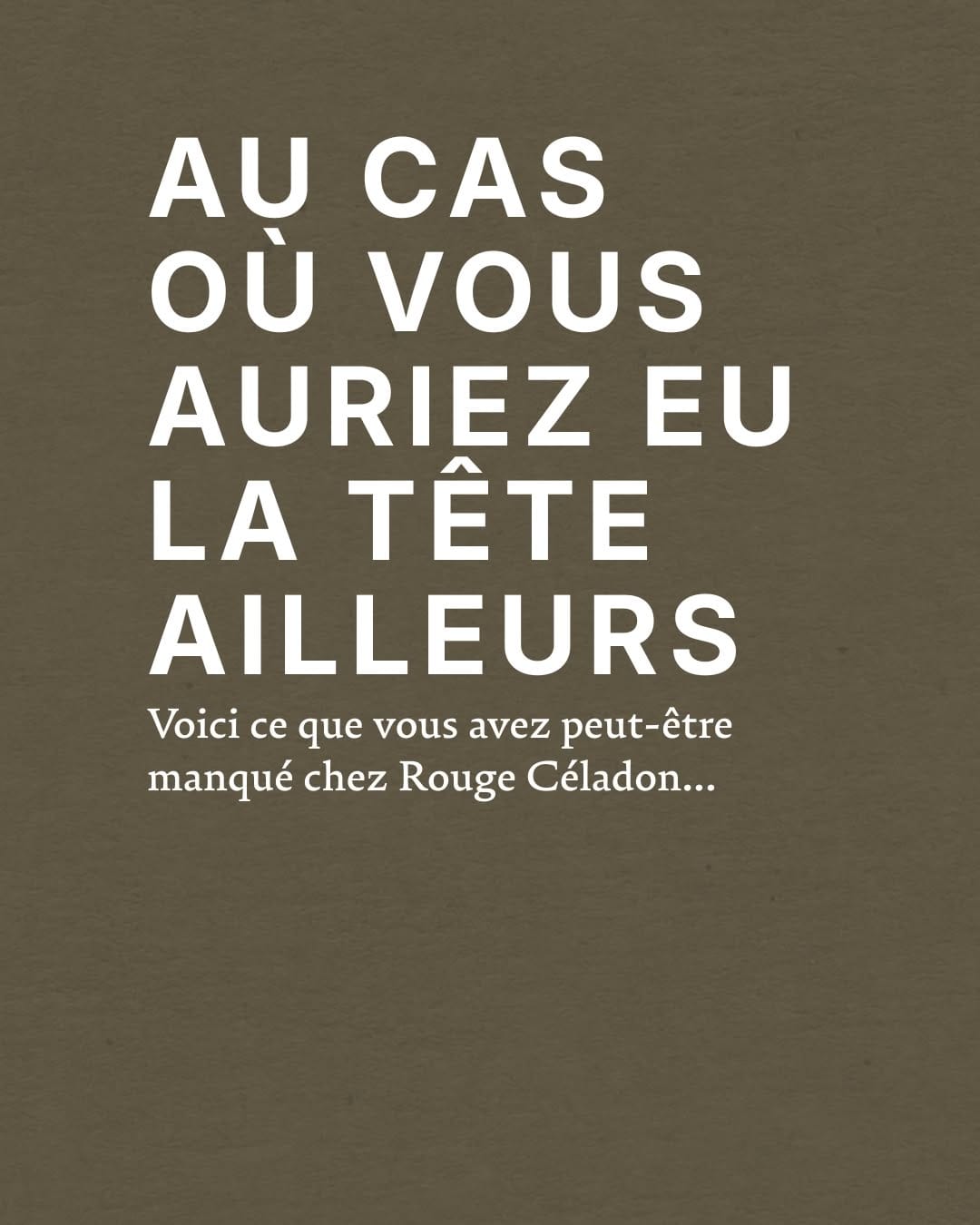 Post 1 by Rouge Céladon on Instagram (carousel)