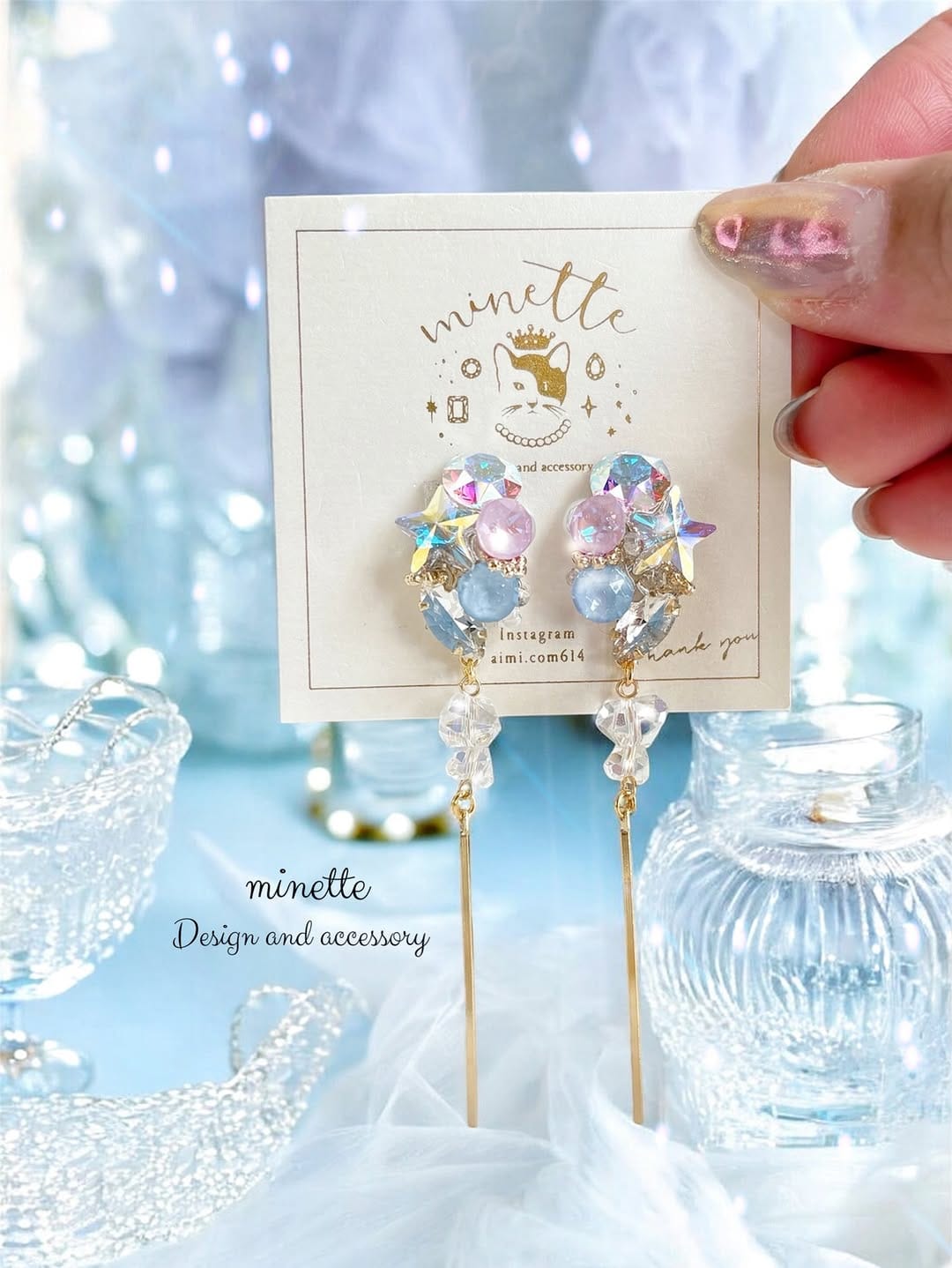 Post 2 by minette_ミネット　ハンドメイドアクセサリー on Instagram (image)