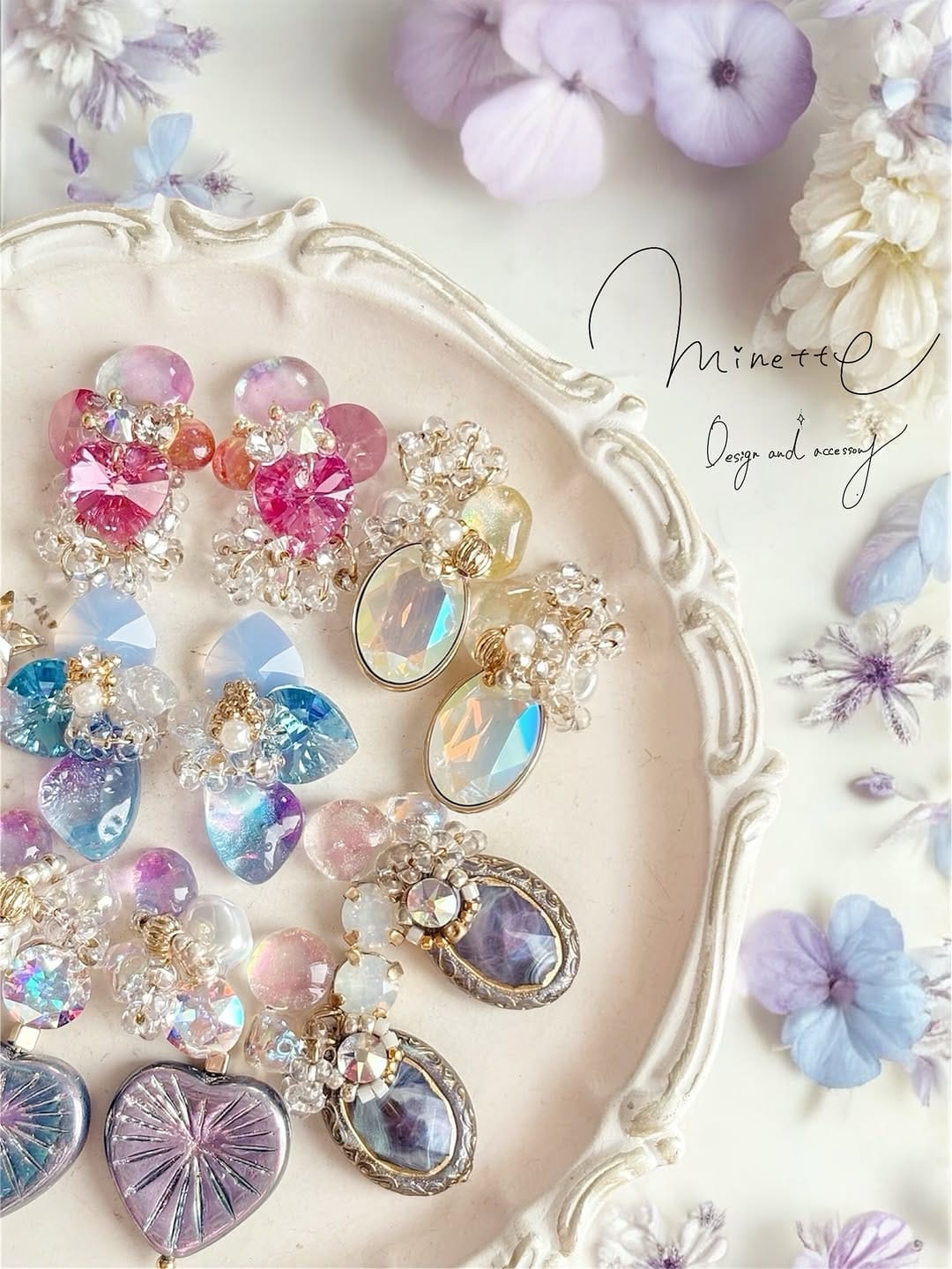 Post 6 by minette_ミネット　ハンドメイドアクセサリー on Instagram (image)