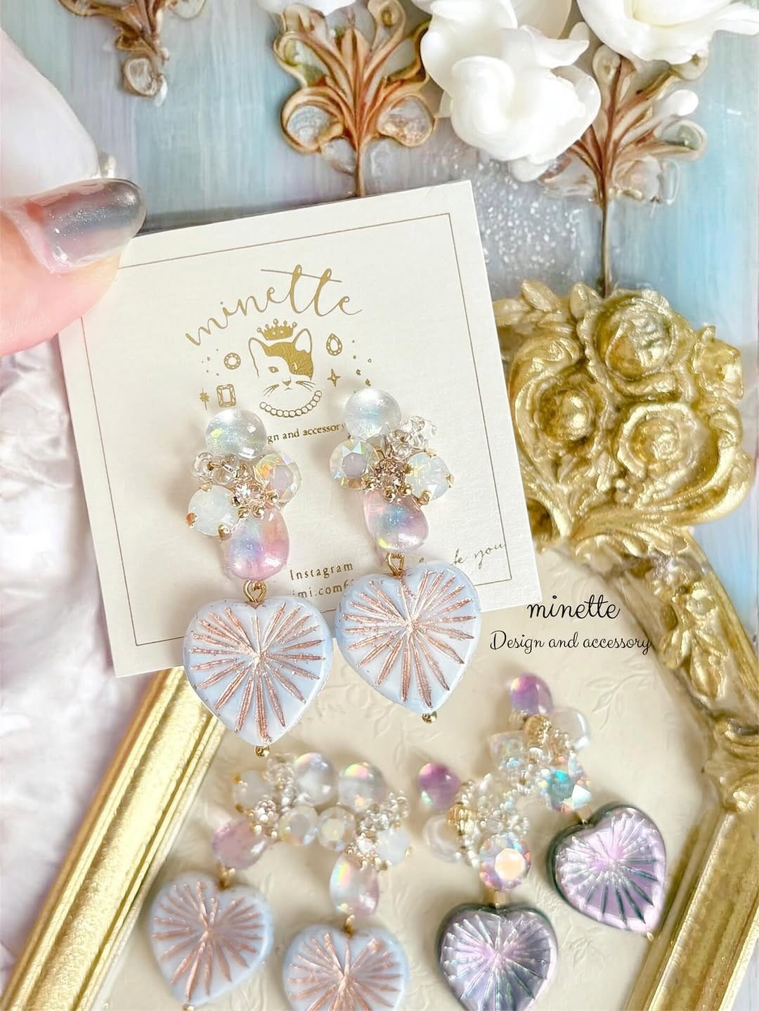 Post 9 by minette_ミネット　ハンドメイドアクセサリー on Instagram (image)