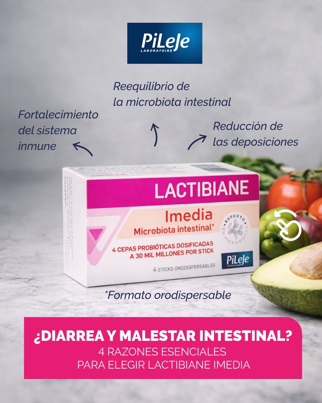 Post 3 by Probióticos  Lactibiane on Instagram (carousel)