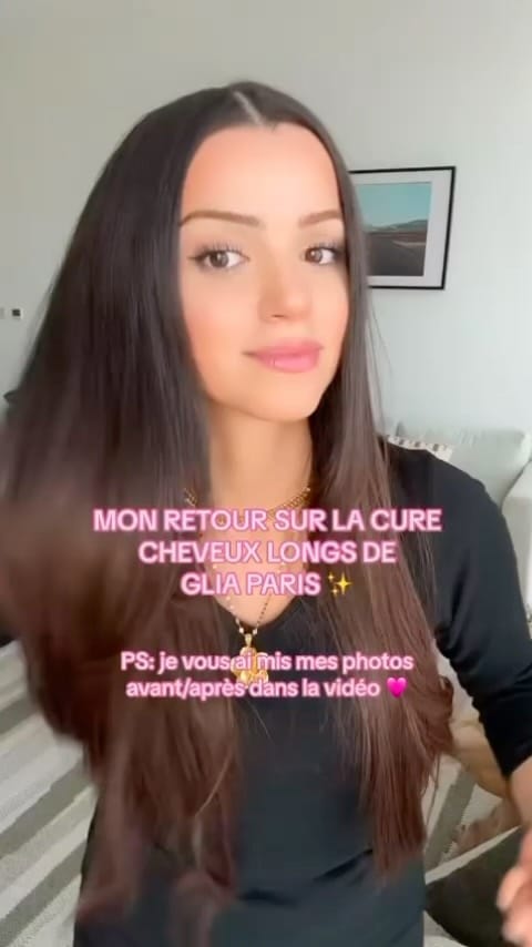 Post 10 by Glia Paris : des cheveux longs et forts on Instagram (video)