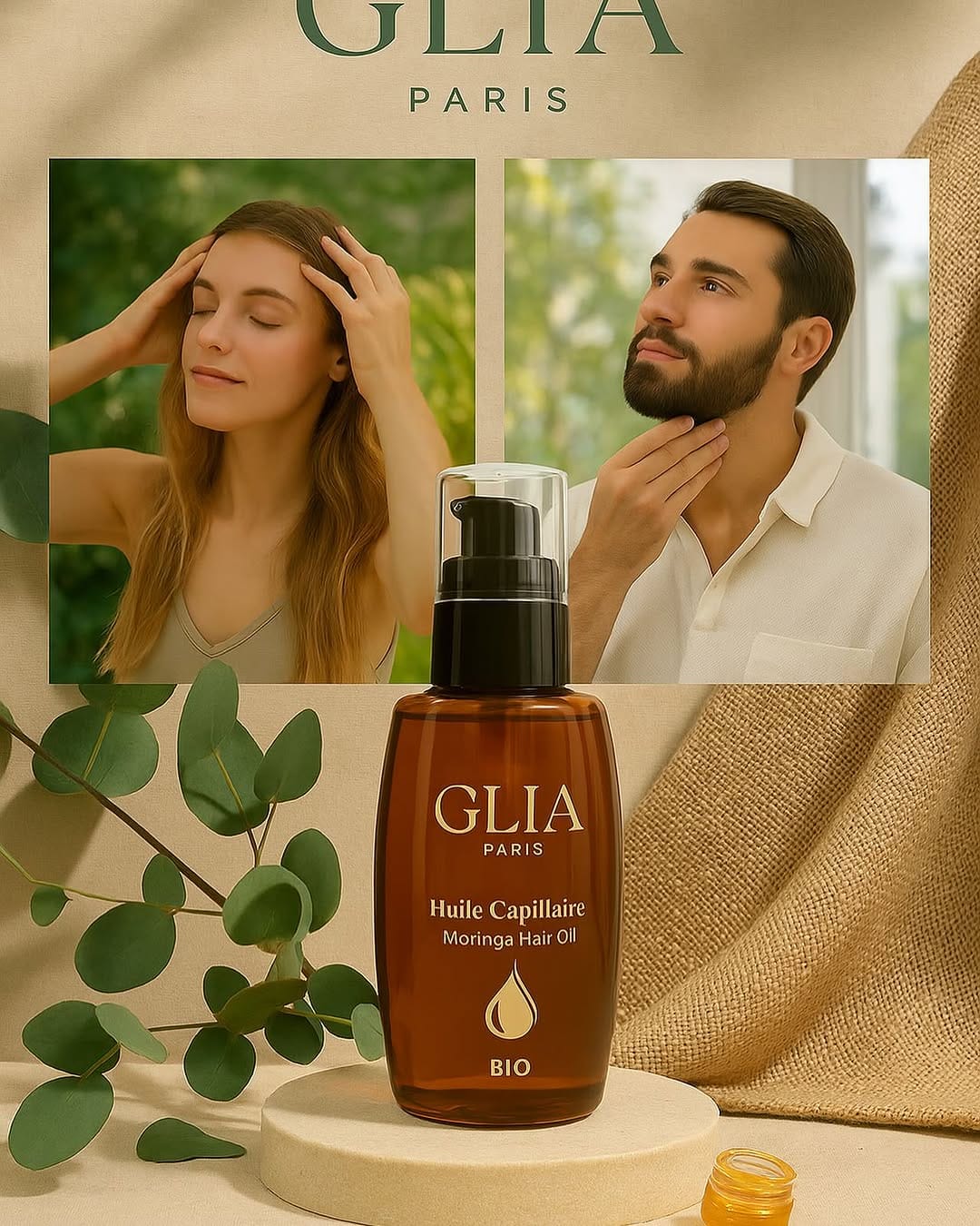 Post 3 by Glia Paris : des cheveux longs et forts on Instagram (image)