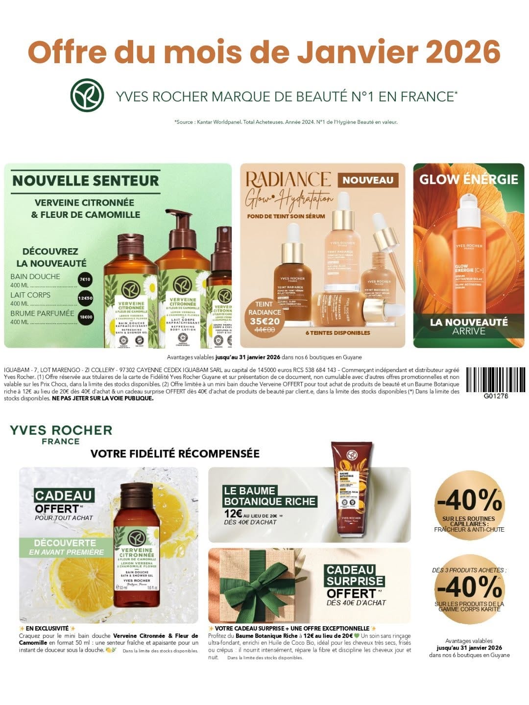 Post 3 by Yves Rocher Guyane on Instagram (image)
