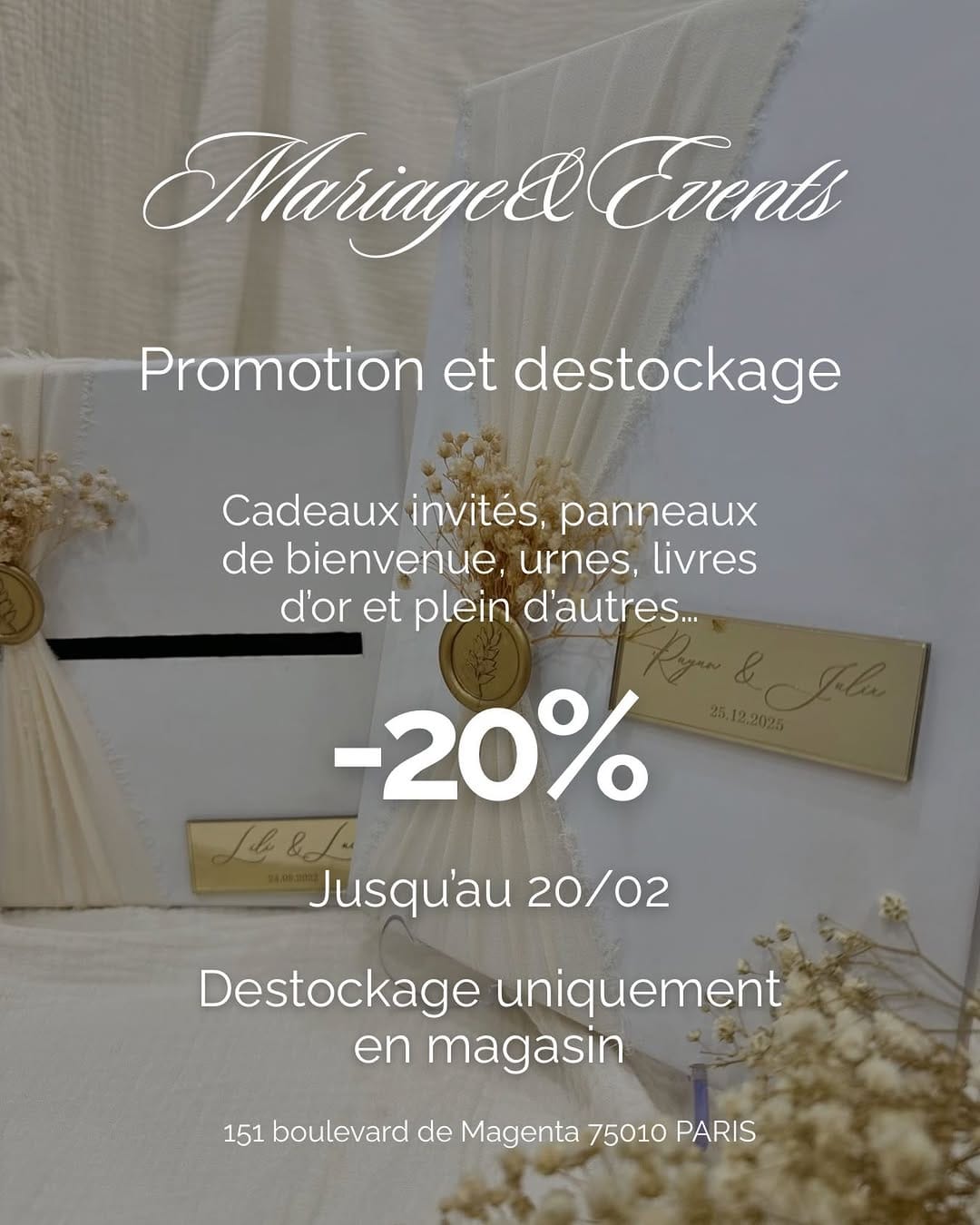Post 5 by MARIAGE & EVENTS on Instagram (image)