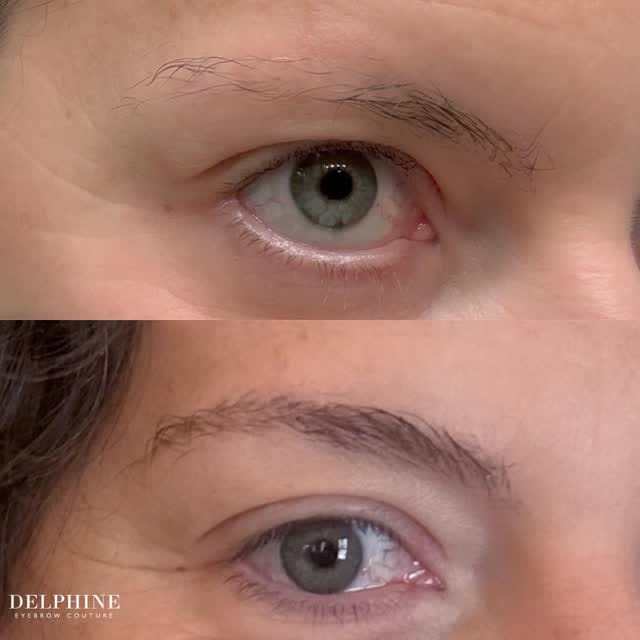 Post 1 by Delphine Breyne, founder of Delphine Eyebrow Couture on Instagram (video)