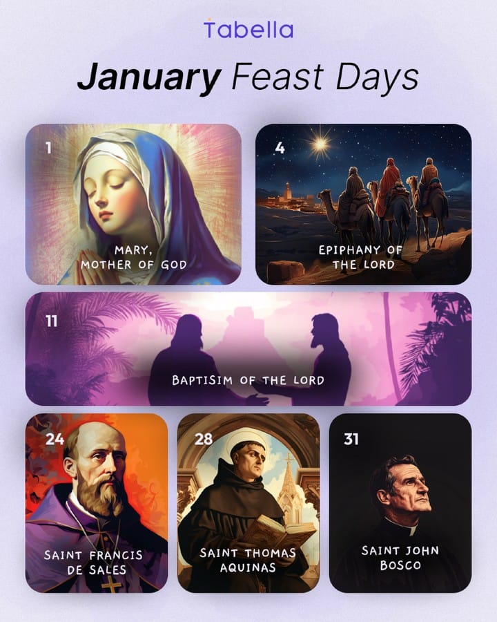 Post 6 by Tabella Catholic App on Instagram (image)