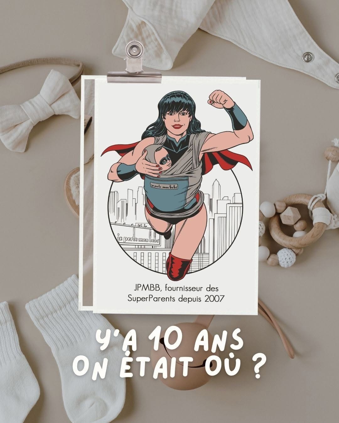Post 3 by Porte-bébés et écharpes de portage on Instagram (carousel)