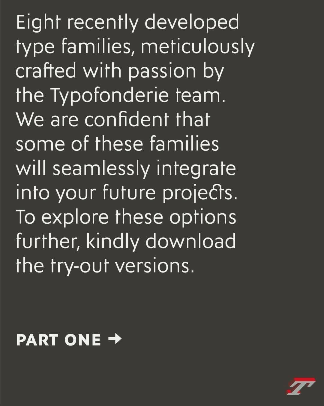 Post 7 by Typofonderie on Instagram (video)