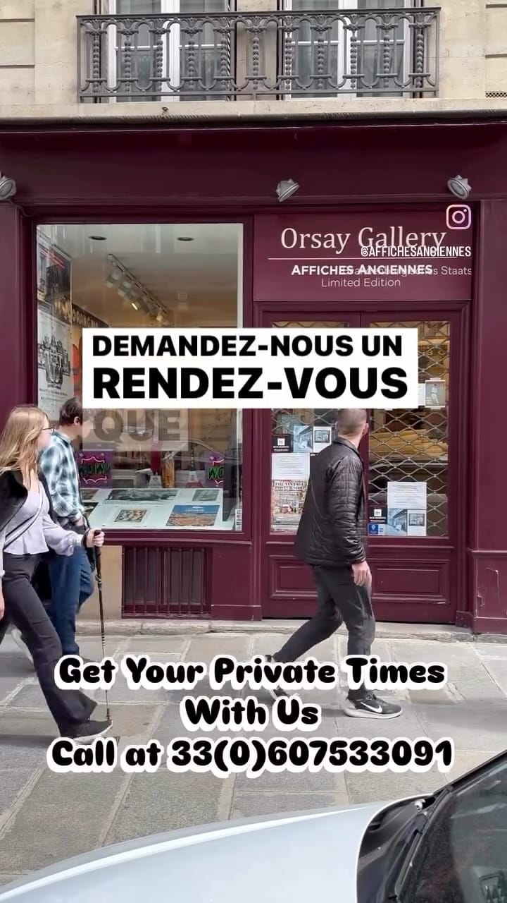 Post 10 by Affiches Anciennes Paris on Instagram (video)