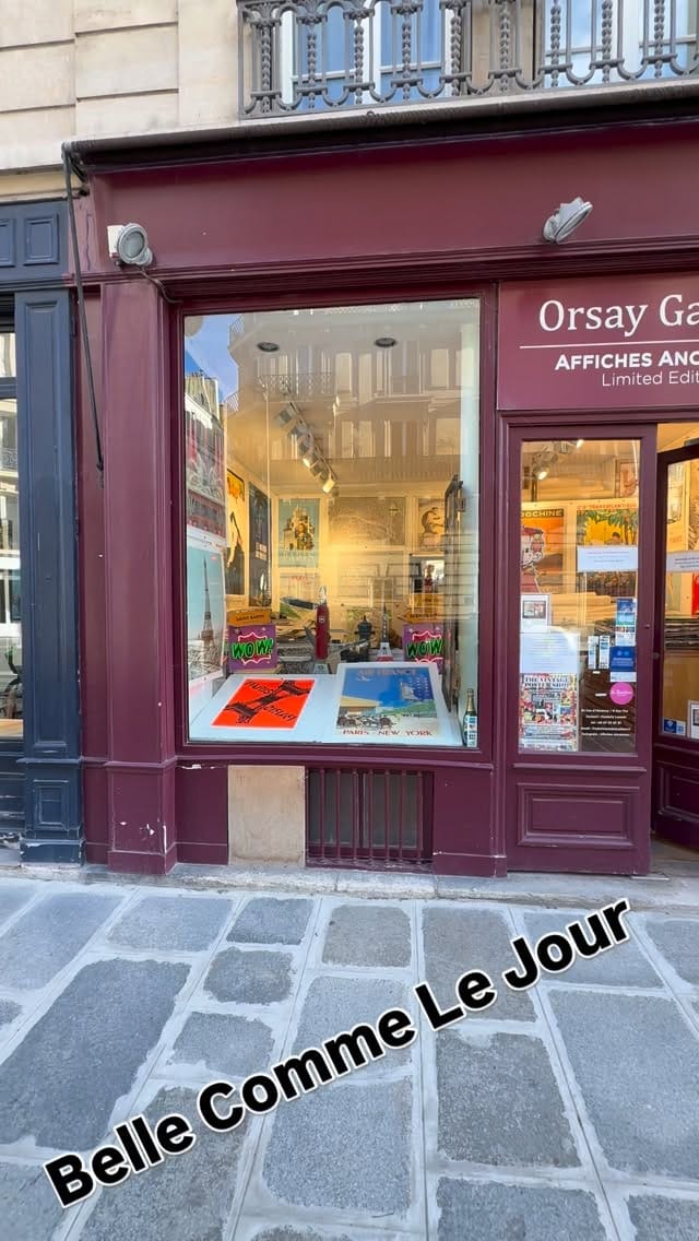 Post 4 by Affiches Anciennes Paris on Instagram (video)