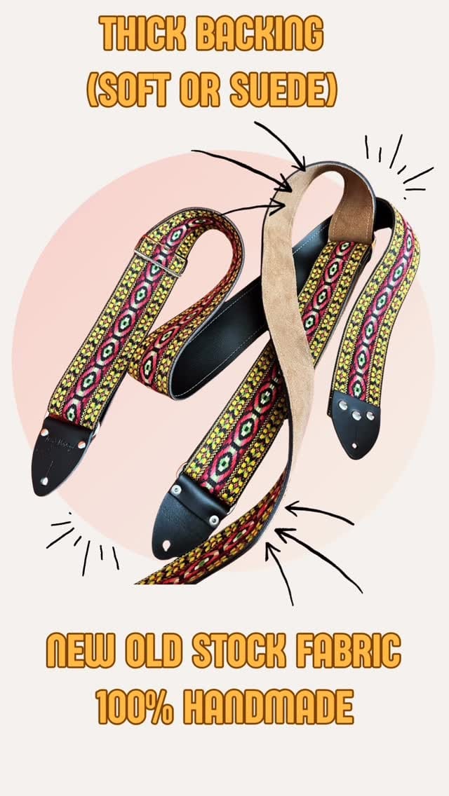 Post 10 by Vintage Inspired Guitar Straps on Instagram (video)
