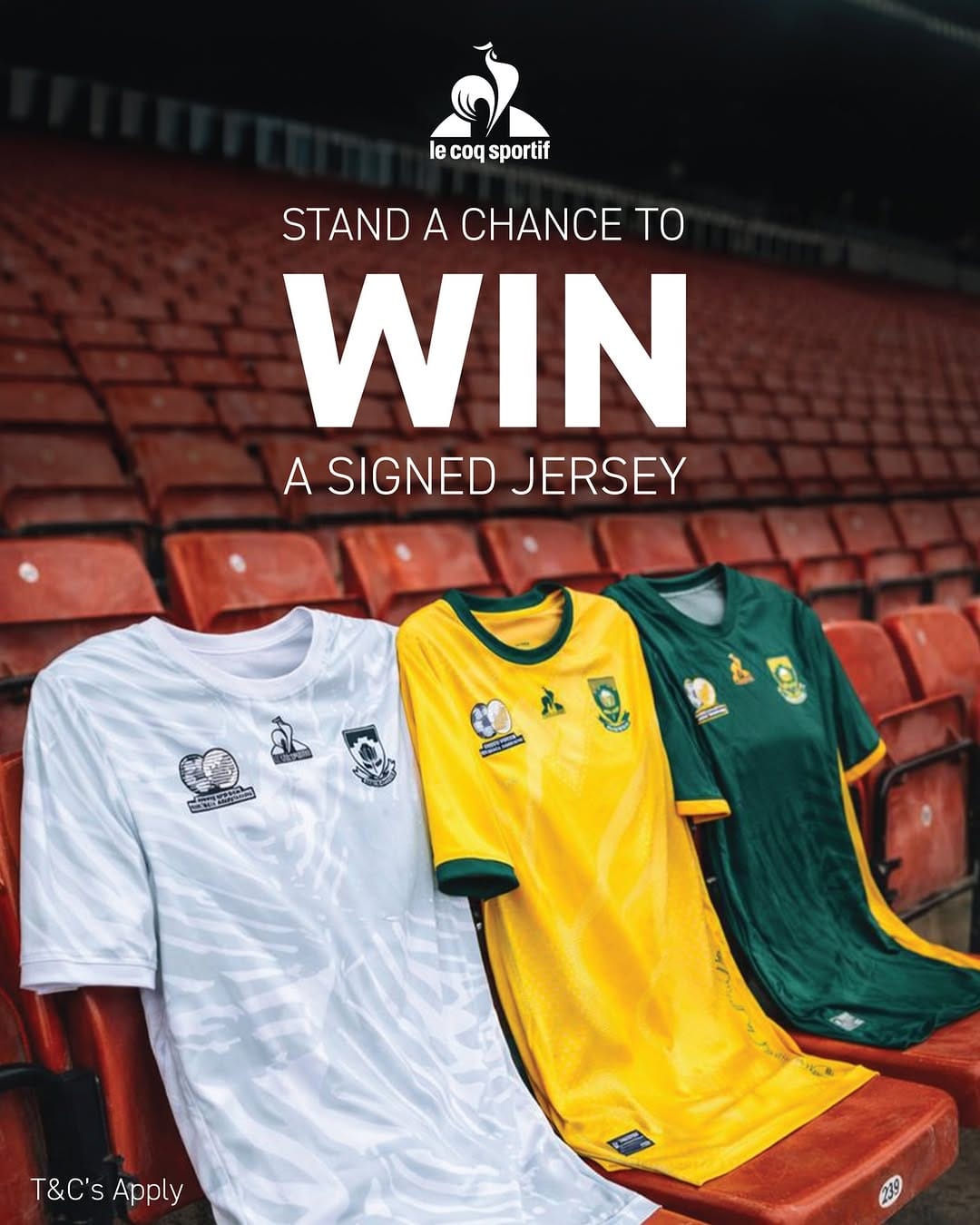 Post 5 by Le Coq Sportif South Africa on Instagram (image)