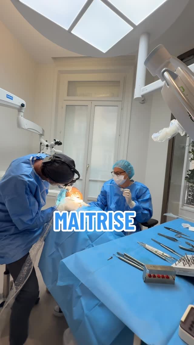Post 3 by Dentiste paris /aesthetic dentistry / dr Cyrille fonteneau on Instagram (video)