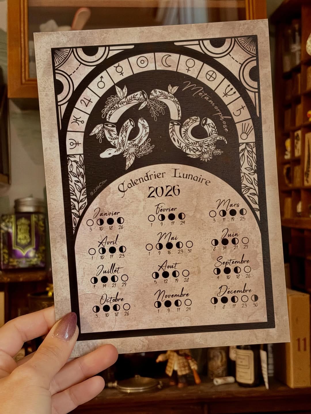 Post 4 by Gaëlle - Illustrations & créations Witchy on Instagram (image)