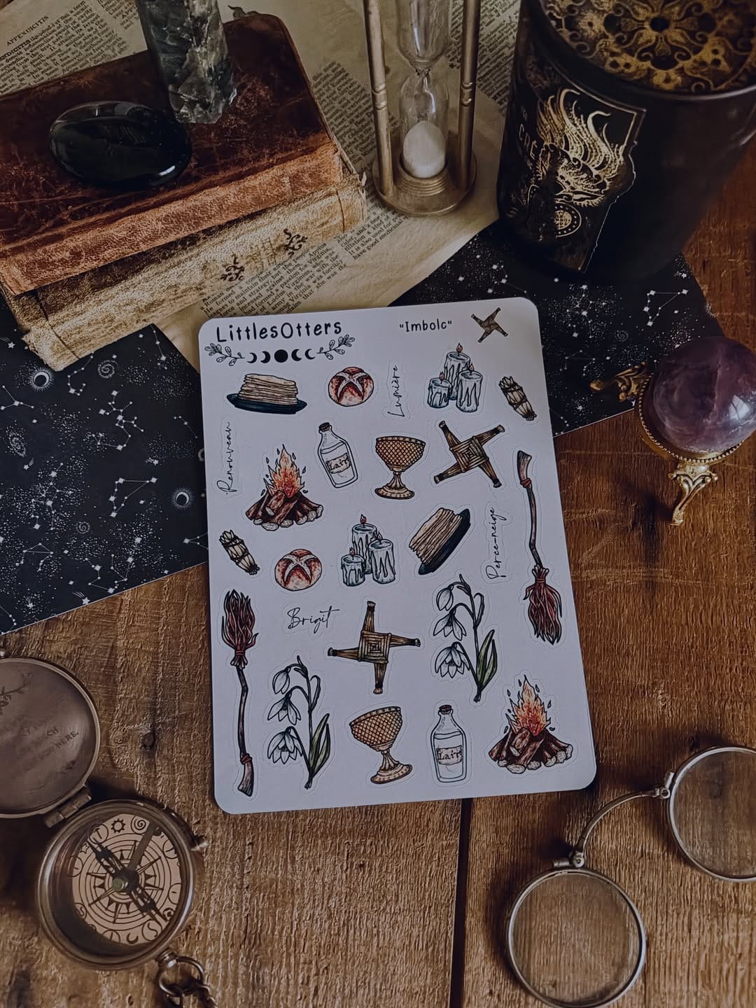 Post 1 by Gaëlle - Illustrations & créations Witchy on Instagram (carousel)