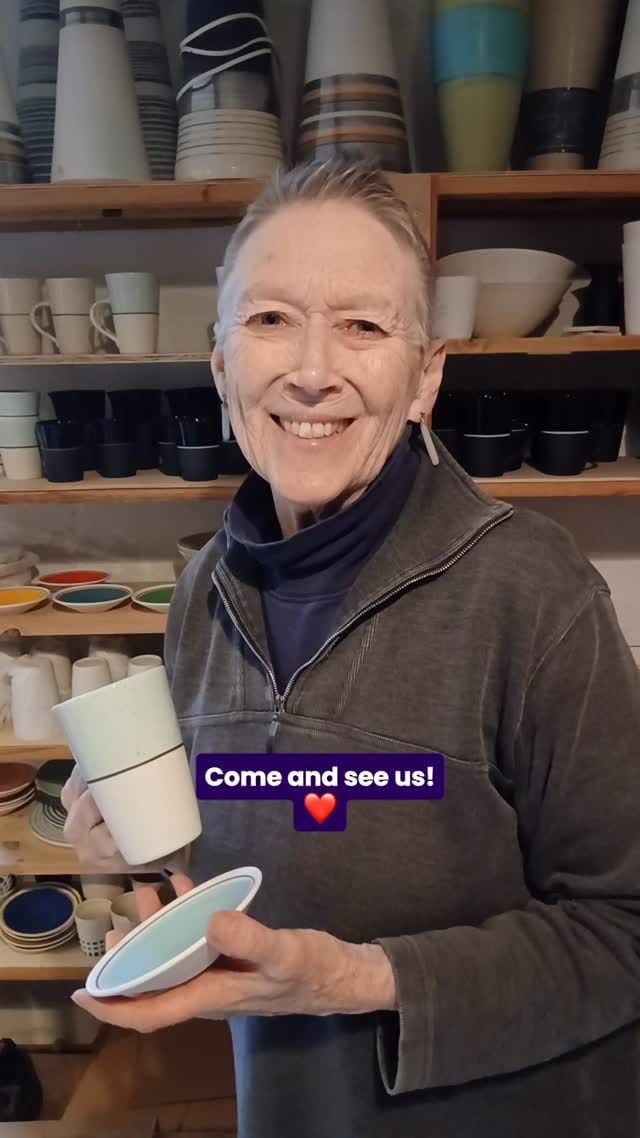 Post 7 by Sue Ure tableware designer and maker on Instagram (video)