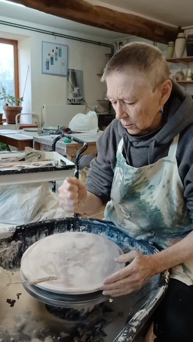 Post 3 by Sue Ure tableware designer and maker on Instagram (video)