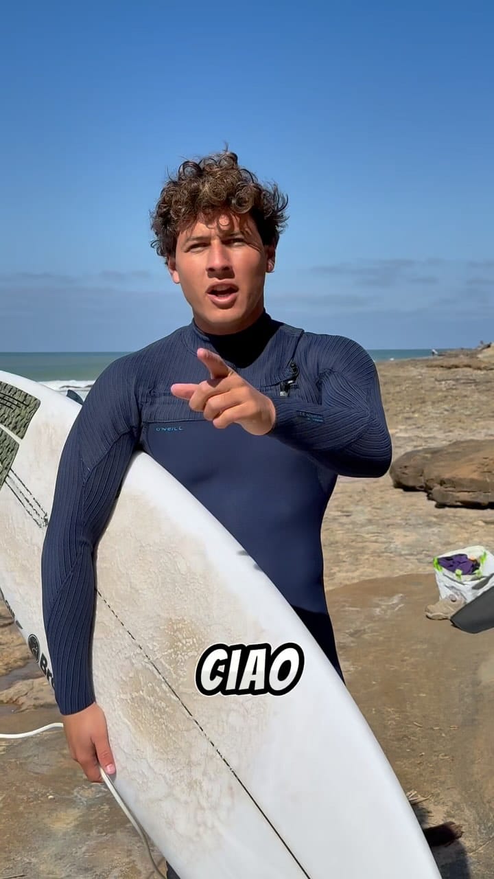 Post 7 by Francesco Lazzarini | Italian Surfer on Instagram (video)