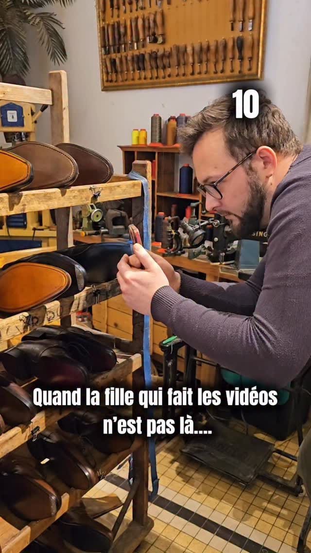 Post 1 by Cordonnerie Anatole Weill on Instagram (video)