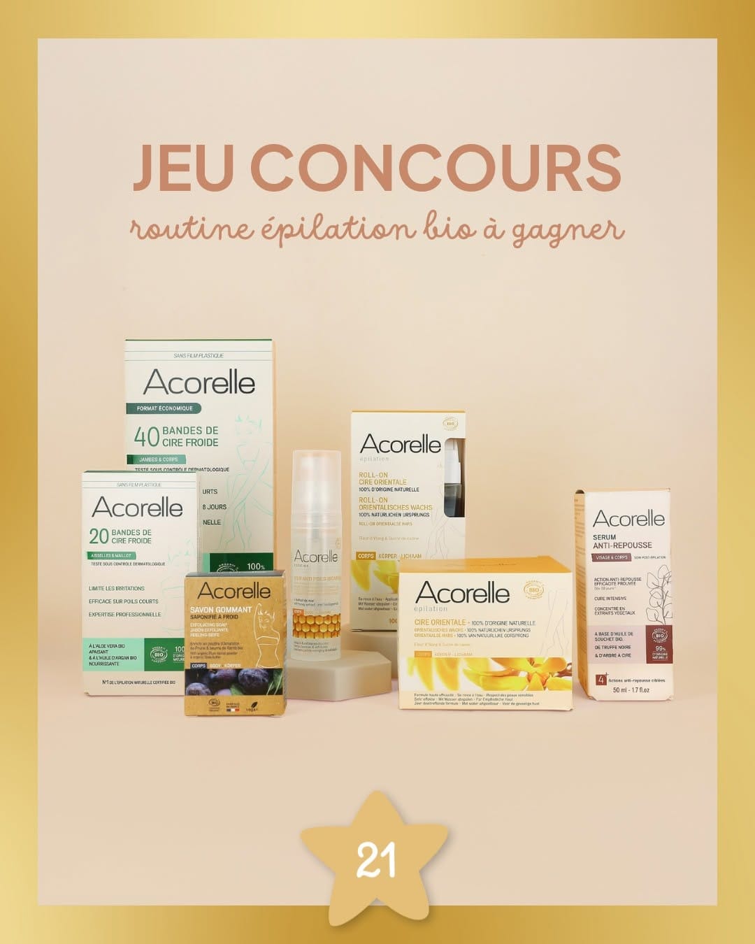 Post 8 by Acorelle | Cosmétiques BIO on Instagram (image)