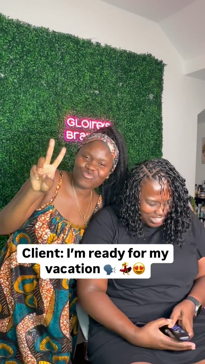 Post 9 by DALLAS TX BRAIDER| BY GLOIRE_FOREVERBEAUTY👑👏🏾🙌👍💕 on Instagram (video)