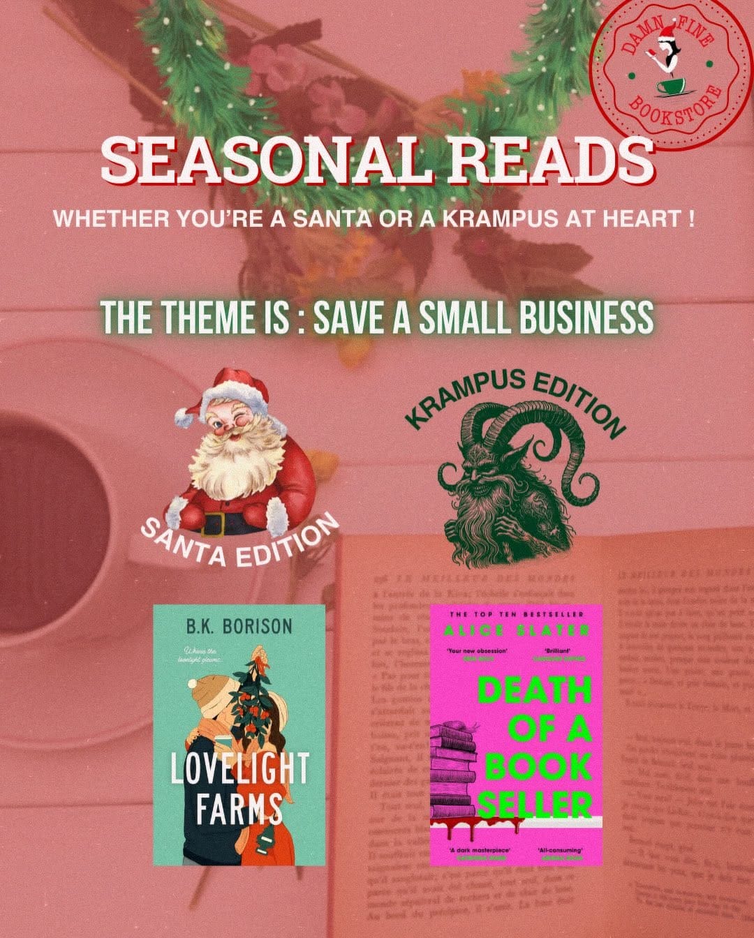 Post 7 by Damn Fine Bookstore on Instagram (carousel)