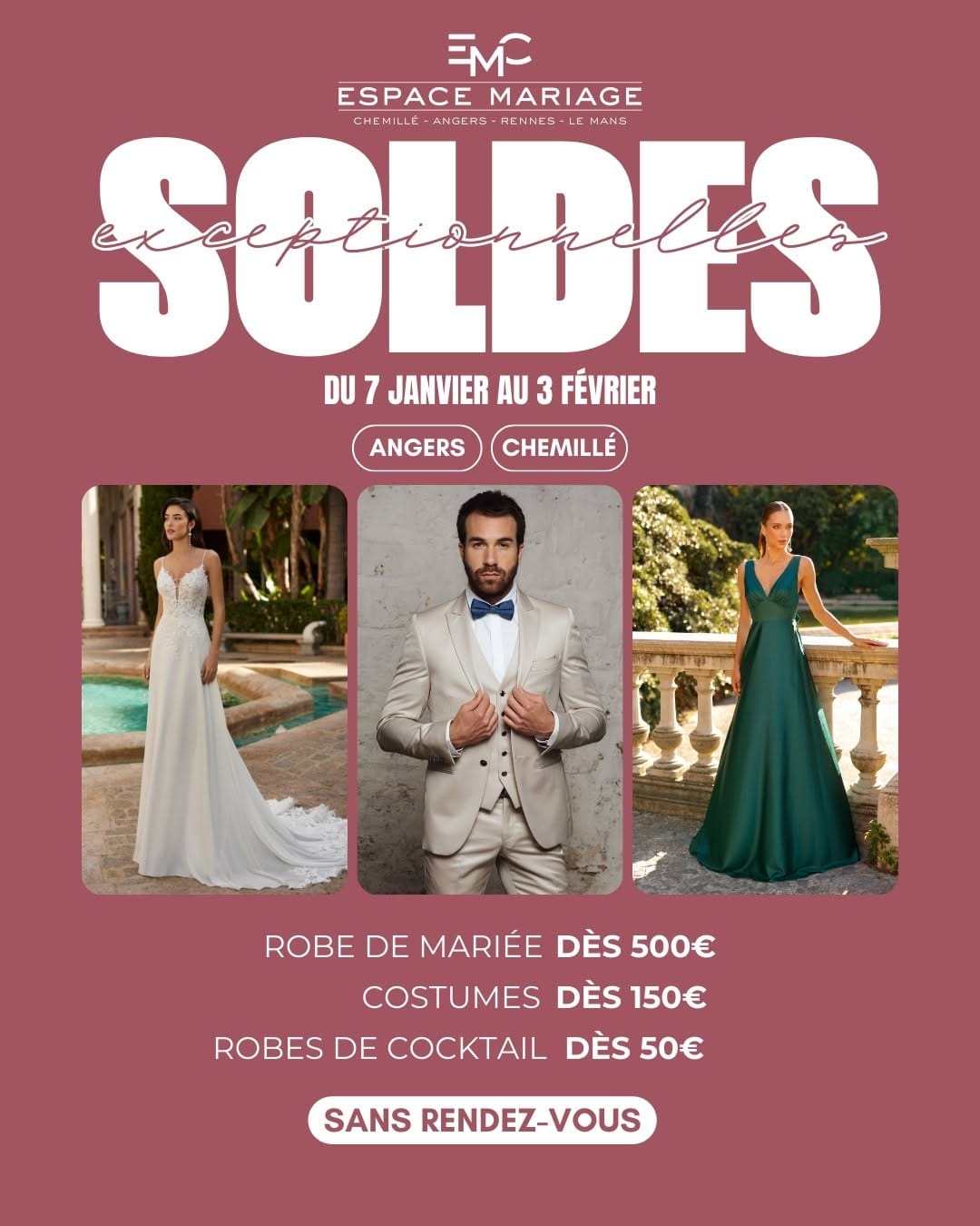 Post 6 by Espace Mariage EMC on Instagram (image)
