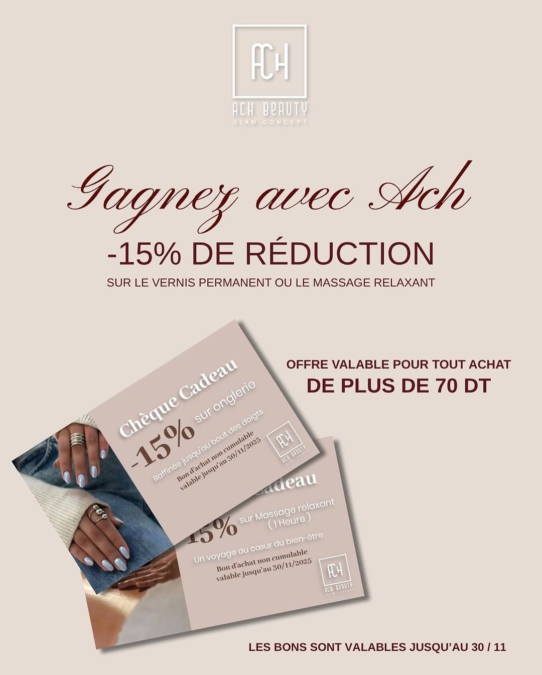 Post 10 by ACH BEAUTY on Instagram (image)