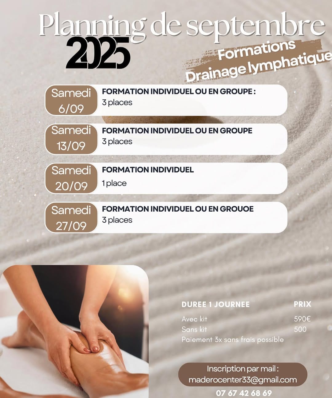 Post 5 by MASSAGE- DRAINAGE LYMPHATIQUE-MADEROTHERAPIE on Instagram (image)