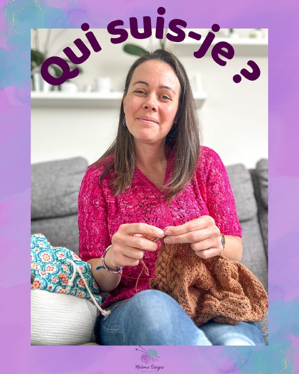 Post 9 by Coraline l Patrons et accessoires tricot on Instagram (image)