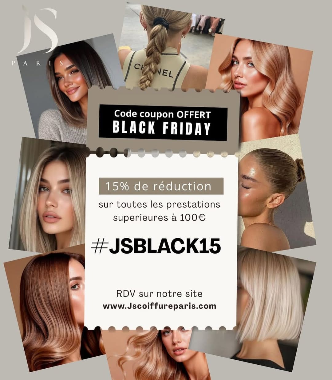 Post 1 by JS Coiffure Paris on Instagram (image)