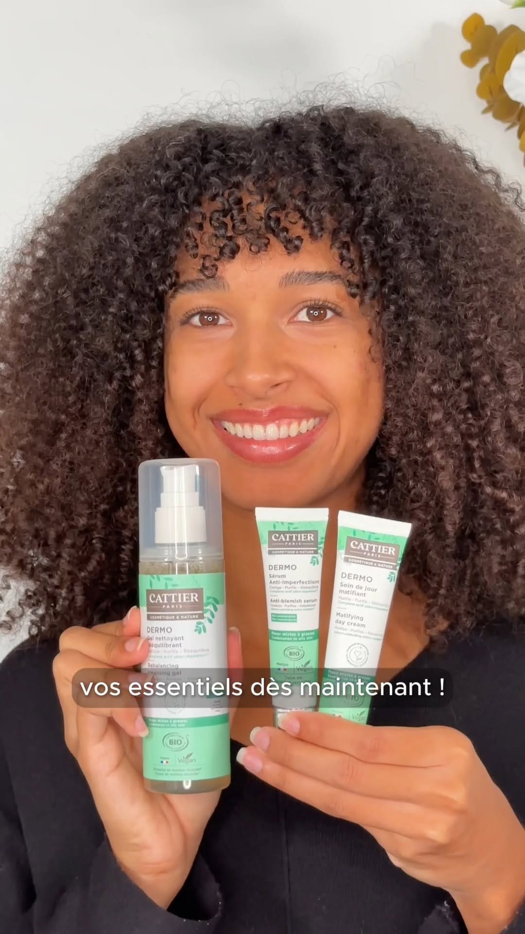 Post 4 by CATTIER - cosmétiques bio on Instagram (video)
