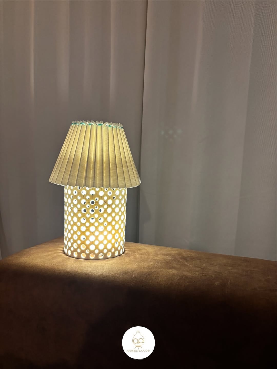Post 2 by Atelier POUPE | Luminaire marin upcyclé on Instagram (image)