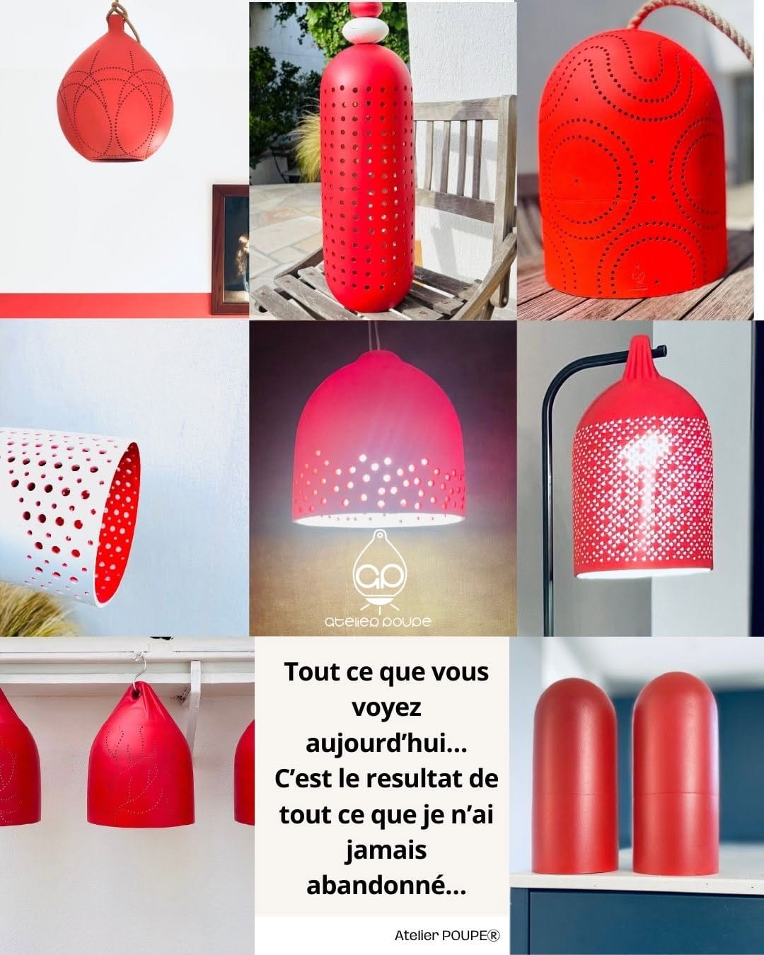 Post 9 by Atelier POUPE | Luminaire marin upcyclé on Instagram (carousel)