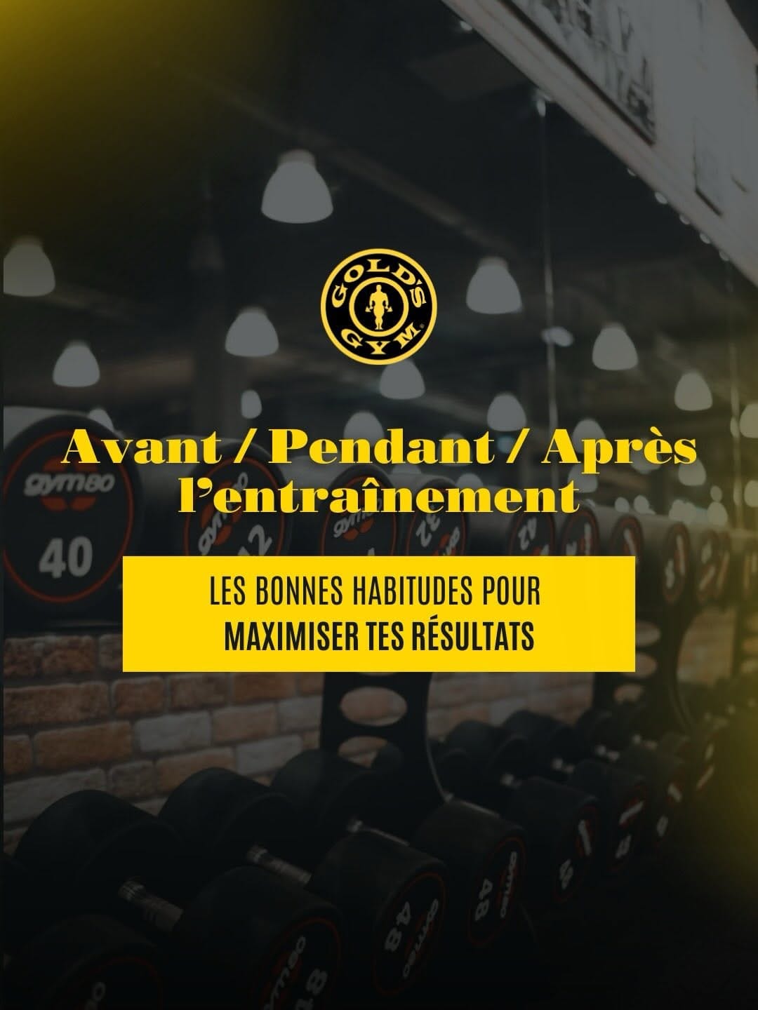 Post 2 by Gold's Gym France 🇫🇷 on Instagram (carousel)