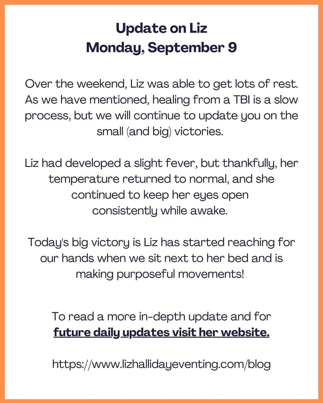 Post 9 by Liz Halliday on Instagram (image)