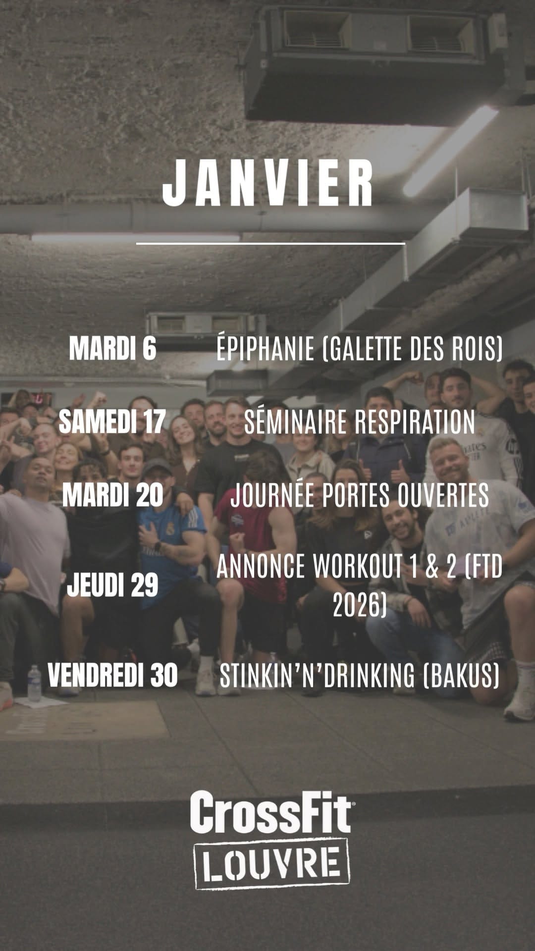 Post 10 by CrossFit Louvre on Instagram (video)