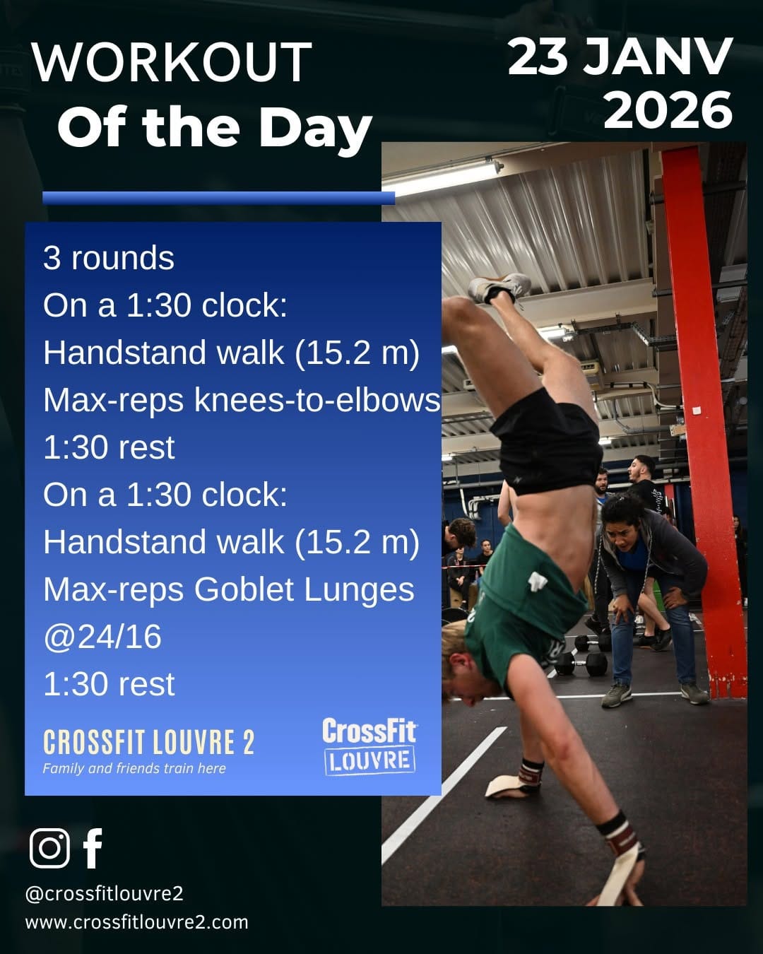 Post 1 by CrossFit Louvre II on Instagram (carousel)