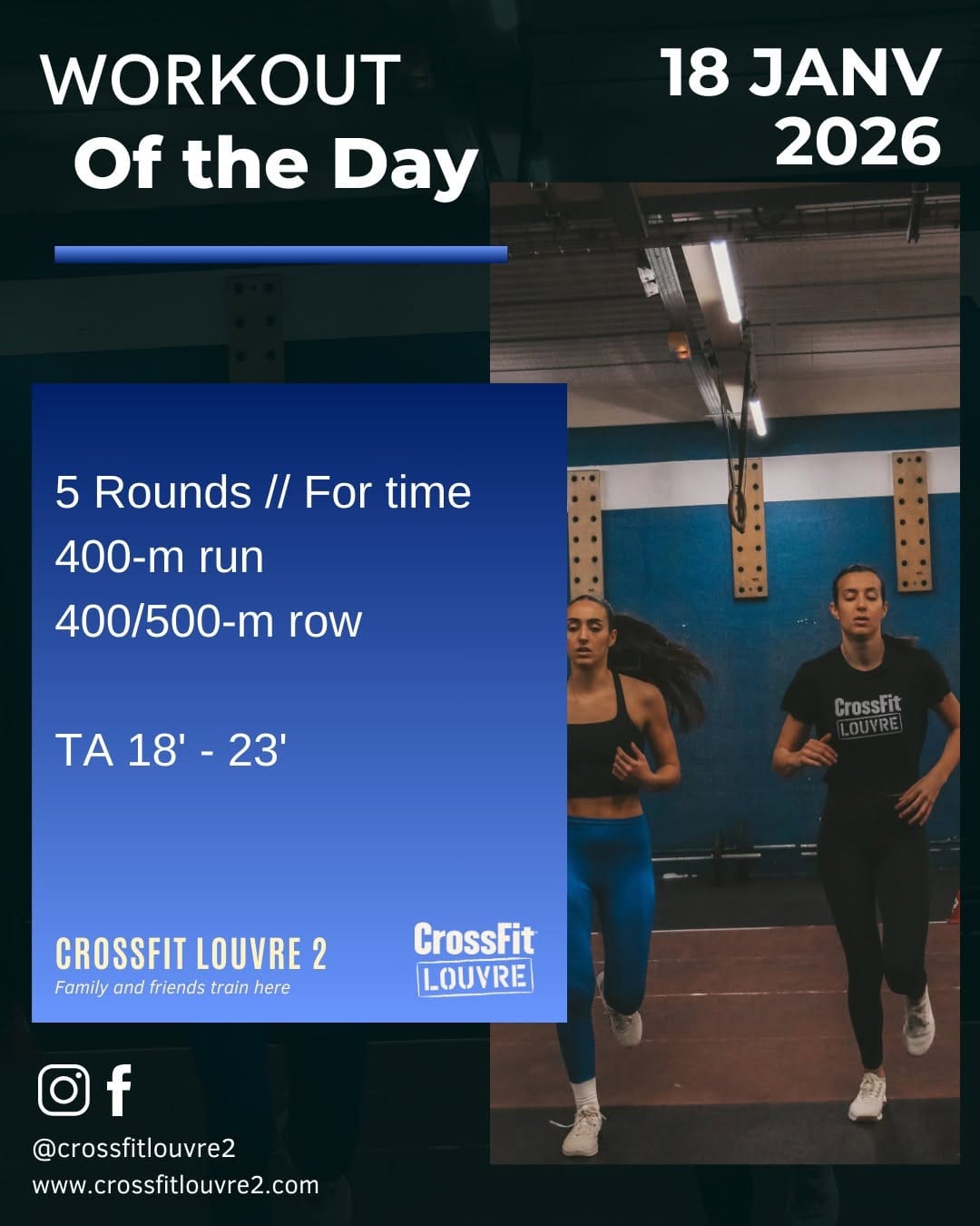 Post 8 by CrossFit Louvre II on Instagram (image)