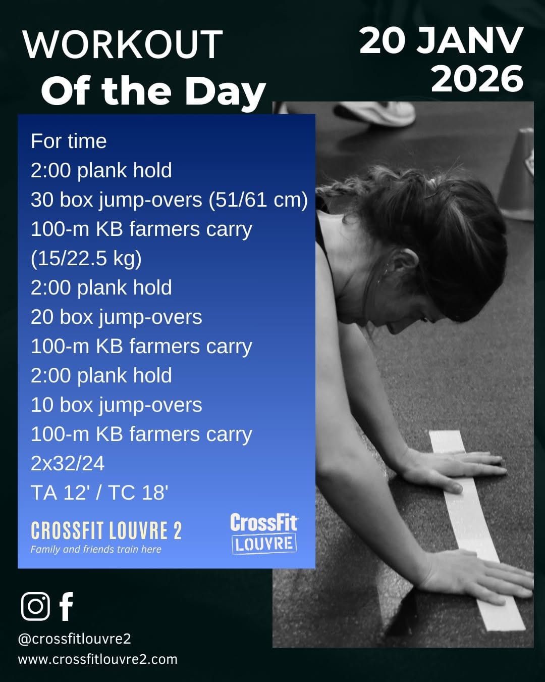 Post 6 by CrossFit Louvre II on Instagram (carousel)