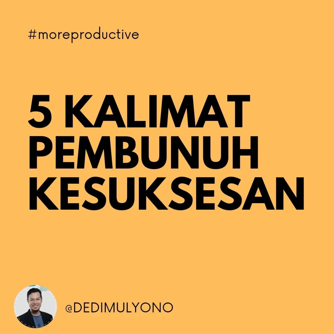 Post 3 by Dedi Mulyono on Instagram (carousel)